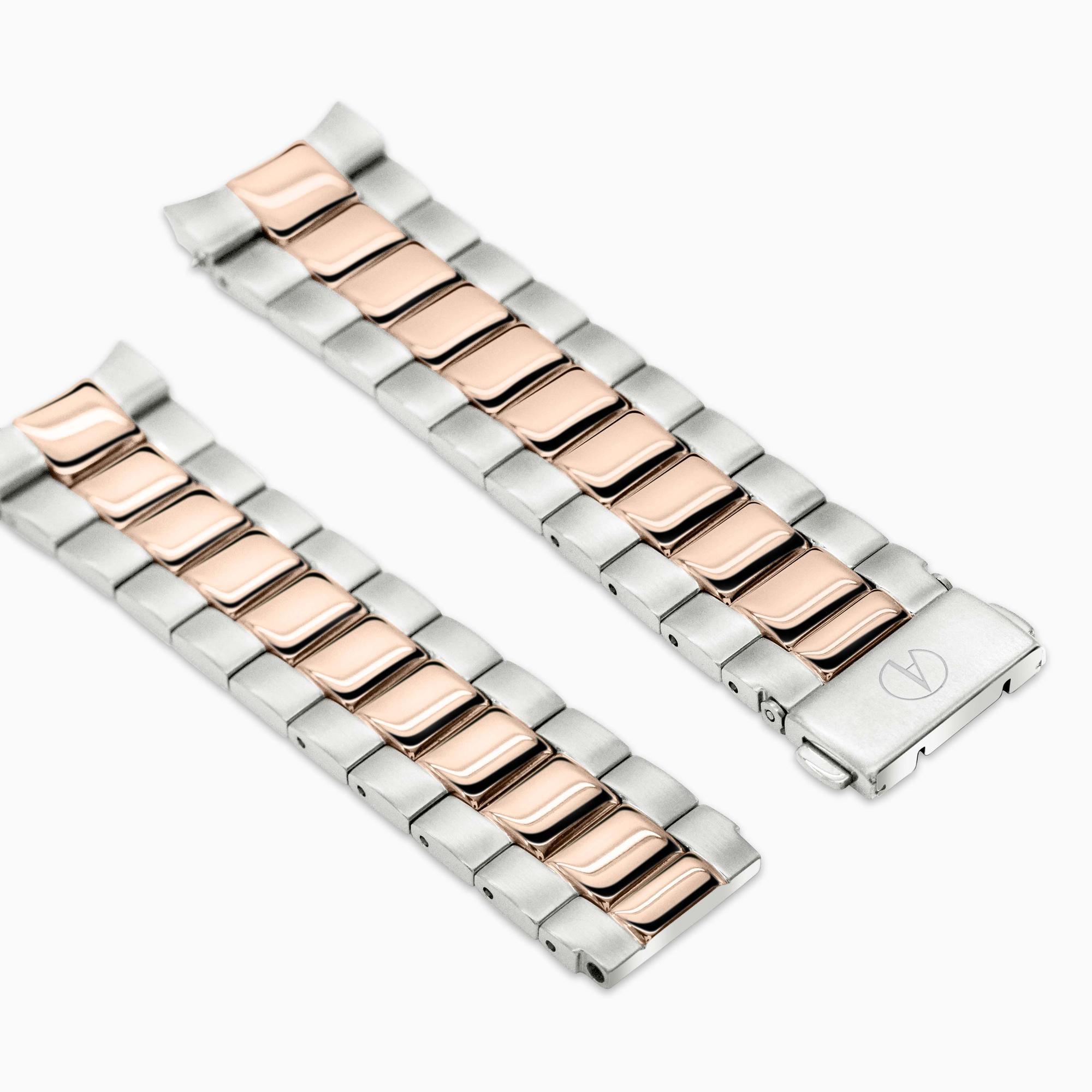 Accurist Everyday Ladies Two Tone Stainless Steel 16mm Bracelet